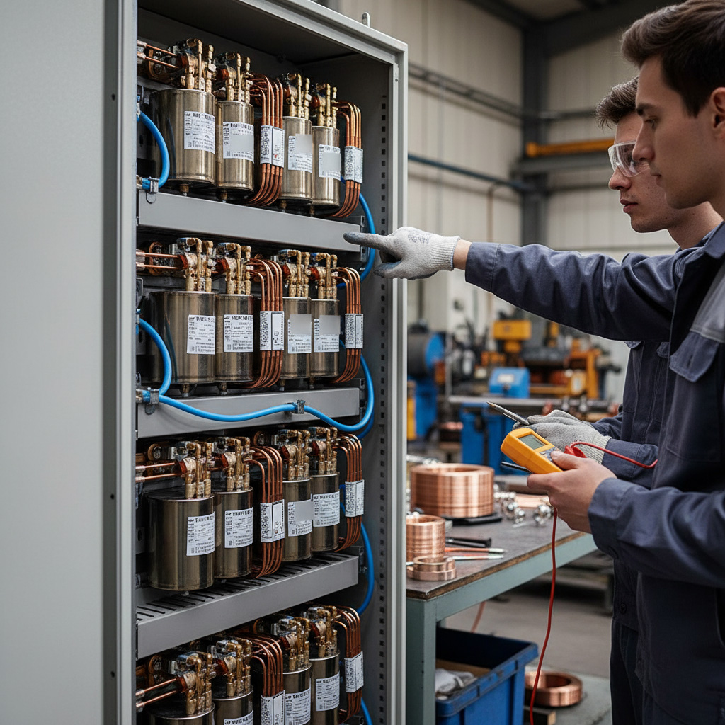 خازن کوره القایی